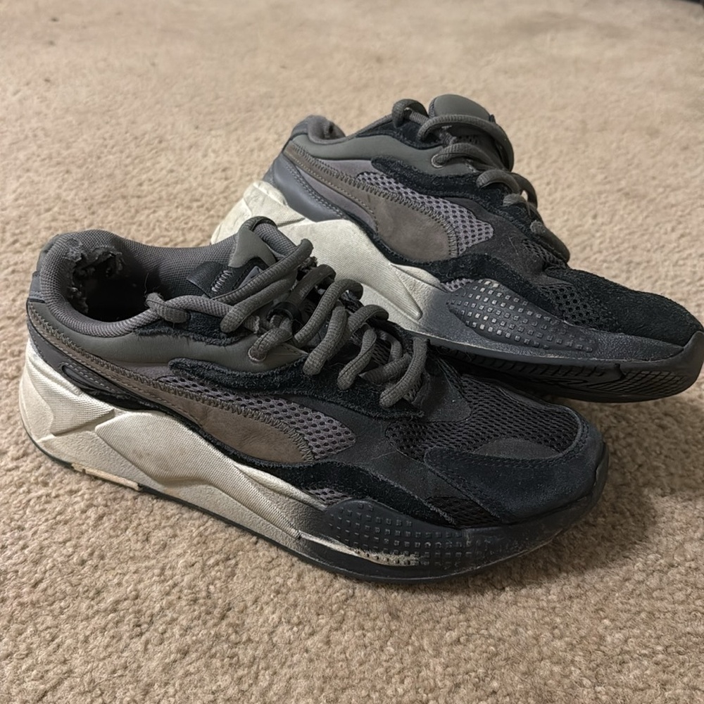 PUMA RSX Efekt Gradient - 10.5 Men’s Sneaker - Black, Grey